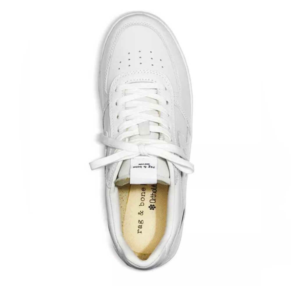 NWT Rag & Bone Retro Court White Sneakers Size 6.5 - Picture 2 of 8
